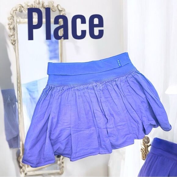 PLACE l Girl’s Purple Skorts l Pleated l 6X/7 VGUC - Picture 1 of 7